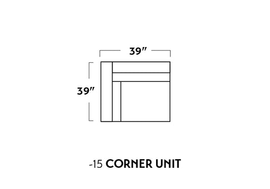 Track Corner Unit - Peyton Slate