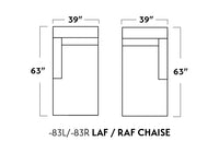 Track Raf Chaise - Peyton Slate