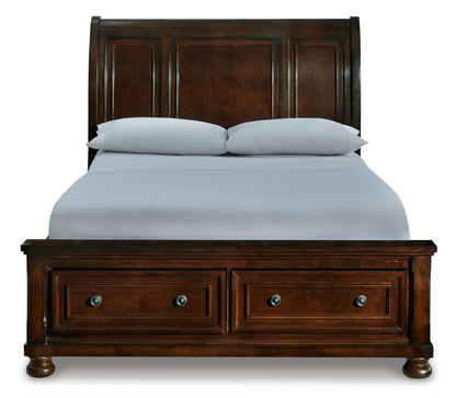 Porter Sleigh Storage Bed - King