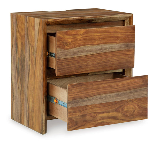 Dahlia Two Drawer Nightstand -