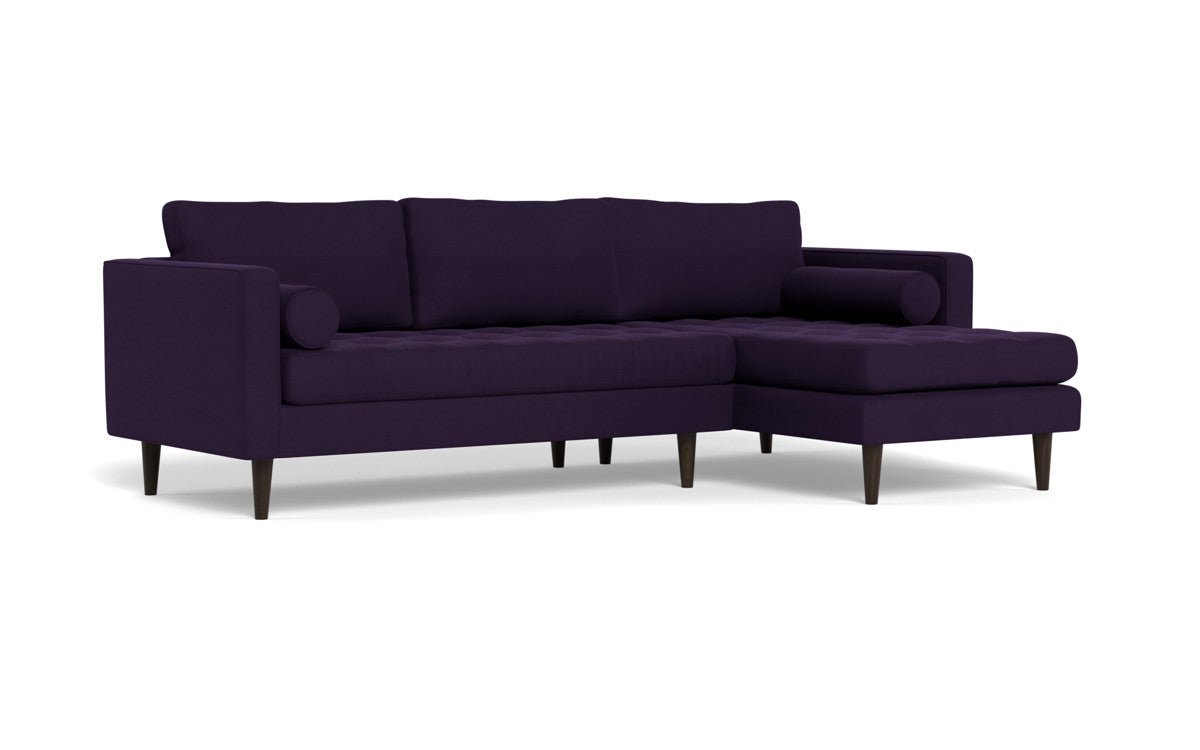 Ladybird 102" Right Chaise Sectional - Superb Amethyst
