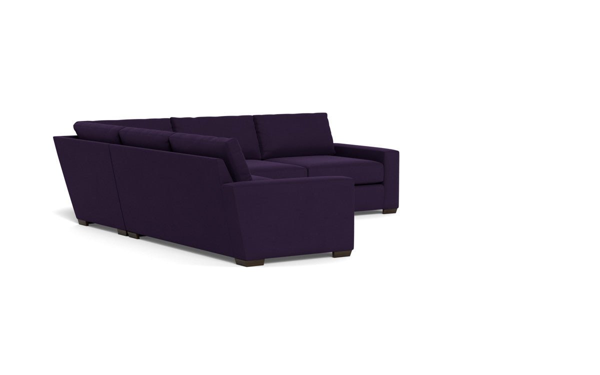 Mas Mesa 127" Deep Corner Sectional - Superb Amethyst