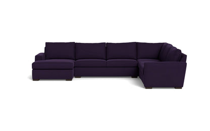 Mesa 156" Corner Sectionals w. Left Chaise - Superb Amethyst