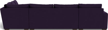 Mesa 156" Corner Sectionals w. Left Chaise - Superb Amethyst