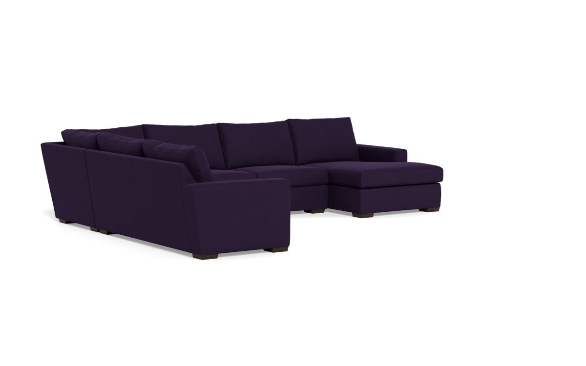 Mesa 156" Corner Sectionals w. Right Chaise - Superb Amethyst