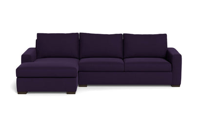Mesa 123" Left Chaise Sectional - Superb Amethyst