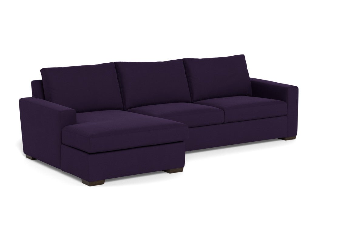 Mesa 123" Left Chaise Sectional - Superb Amethyst