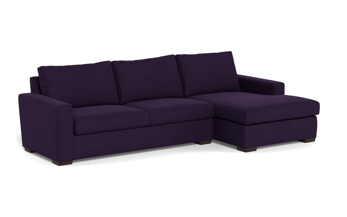 Mesa 123" Right Chaise Sectional - Superb Amethyst
