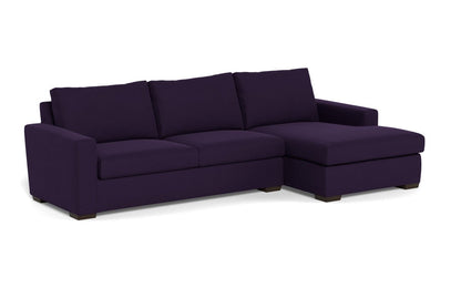 Mesa 123" Right Chaise Sectional - Superb Amethyst