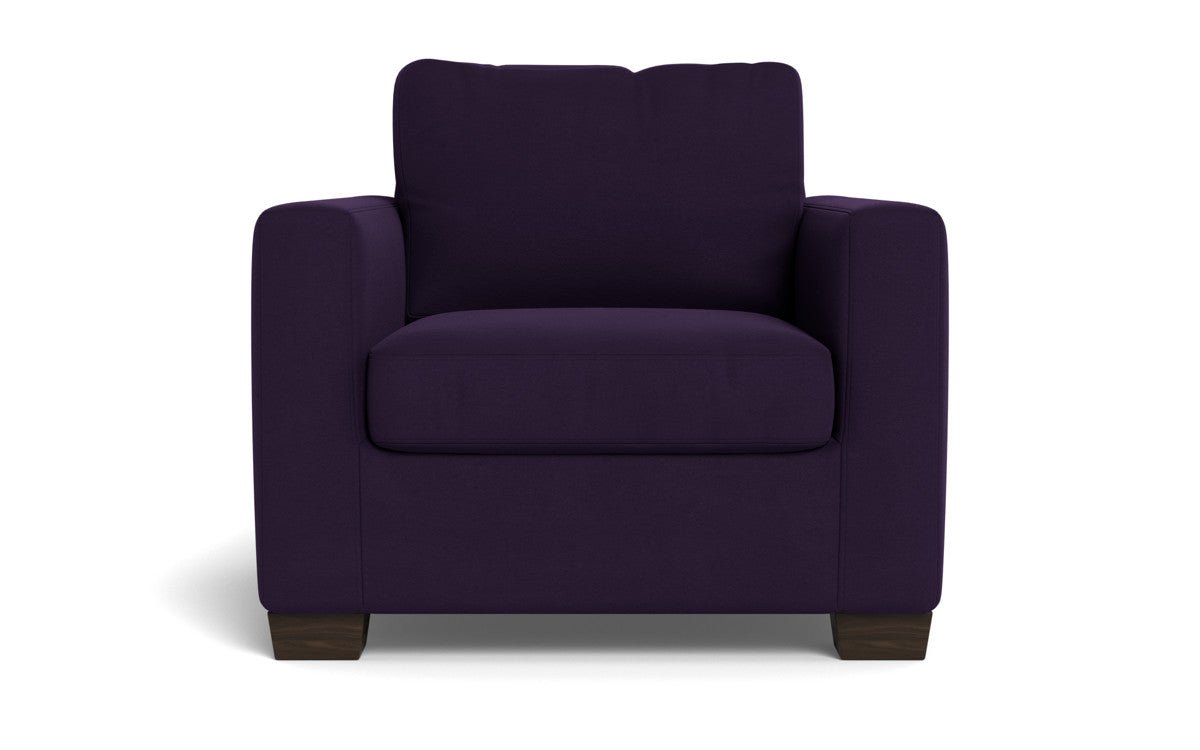 Track 36" Arm Chair - Superb Amethyst