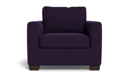 Track 36" Arm Chair - Superb Amethyst