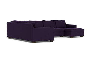 Track 141" Corner Sectionals w. Right Chaise - Superb Amethyst