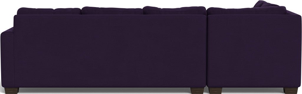 Track 121" Left Chaise Sleeper Sectional - Superb Amethyst