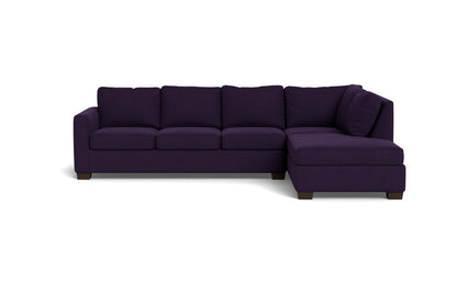 Track 121" Right Chaise Sleeper Sectional - Superb Amethyst
