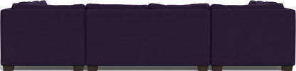 Track 141" Corner Sofa U Sectional - Superb Amethyst