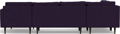 Wallace 130" Corner Sectionals w. Right Chaise - Superb Amethyst