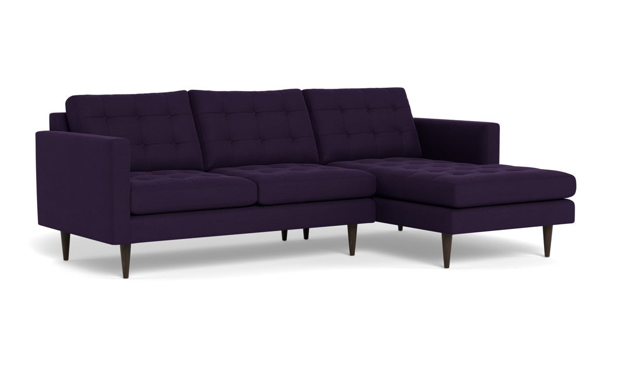 Wallace 98" Right Chaise Sectional - Superb Amethyst