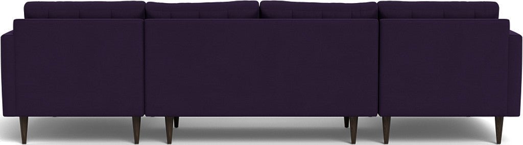 Wallace 126" Double Chaise U Sectional - Superb Amethyst