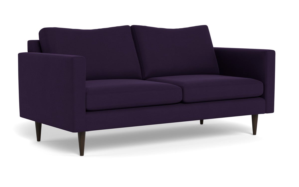 Wallace 74" Untufted Apartment Sofa - Superb Amethyst