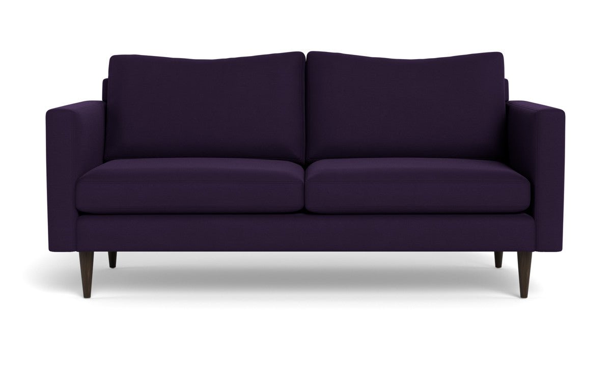 Wallace 74" Untufted Apartment Sofa - Superb Amethyst