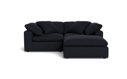 Fluffy 89" 2 Piece Sofa w/Otto - Dream Onyx