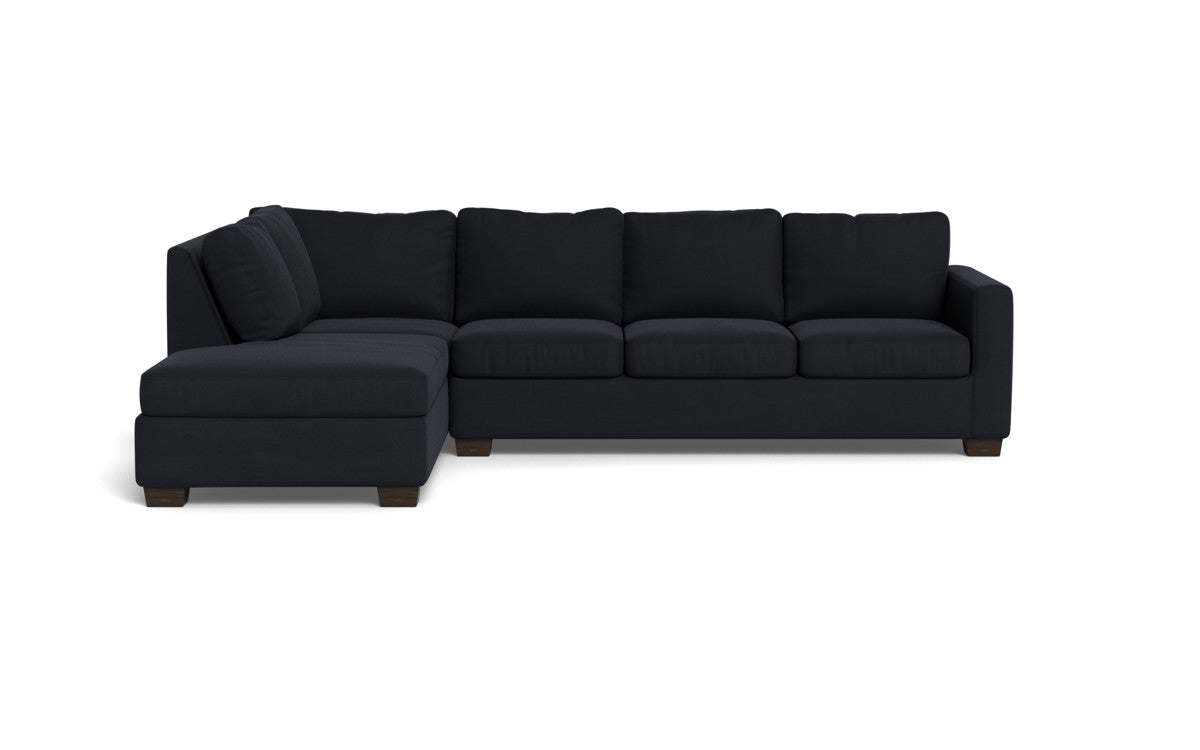 Track 121" Left Chaise Sleeper Sectional - Dream Onyx