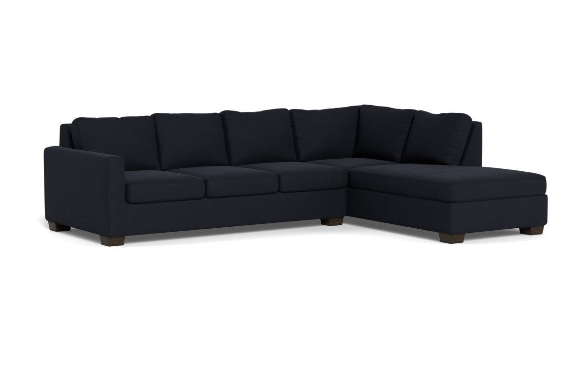 Track 121" Right Chaise Sleeper Sectional - Dream Onyx