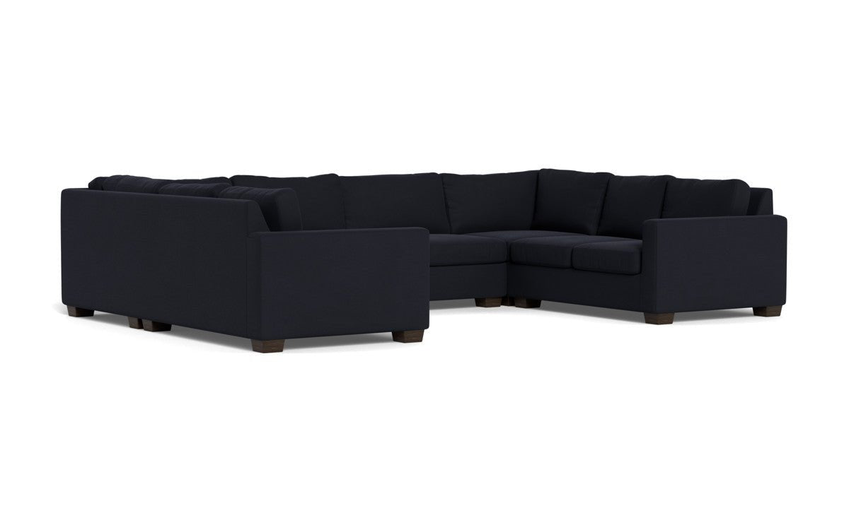 Track 141" Corner Sofa U Sectional - Dream Onyx