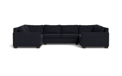 Track 141" Corner Sofa U Sectional - Dream Onyx