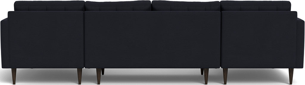 Wallace 126" Double Chaise U Sectional - Dream Onyx