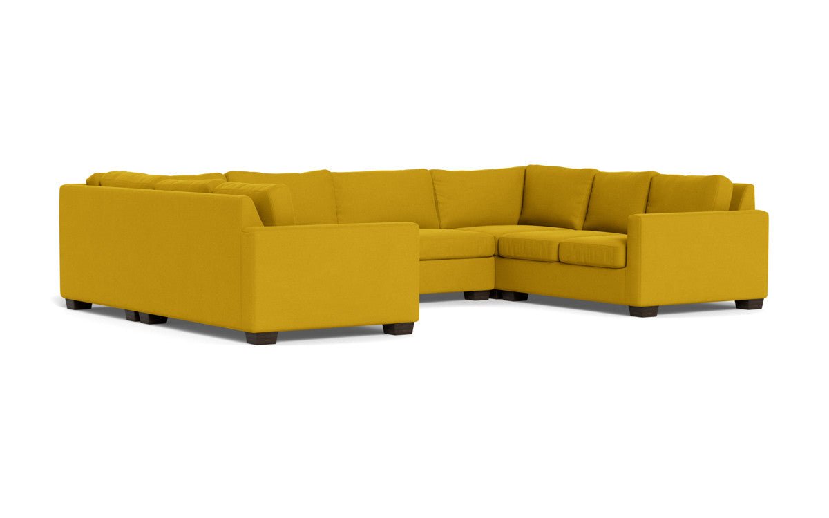 Track 141" Corner Sofa U Sectional - Sorrento Sunflower