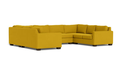 Track 141" Corner Sofa U Sectional - Sorrento Sunflower
