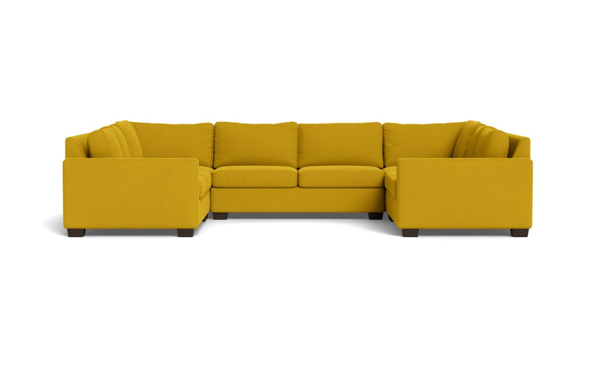 Track 141" Corner Sofa U Sectional - Sorrento Sunflower