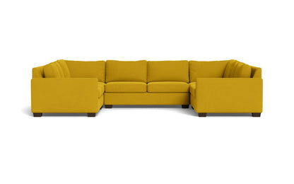 Track 141" Corner Sofa U Sectional - Sorrento Sunflower