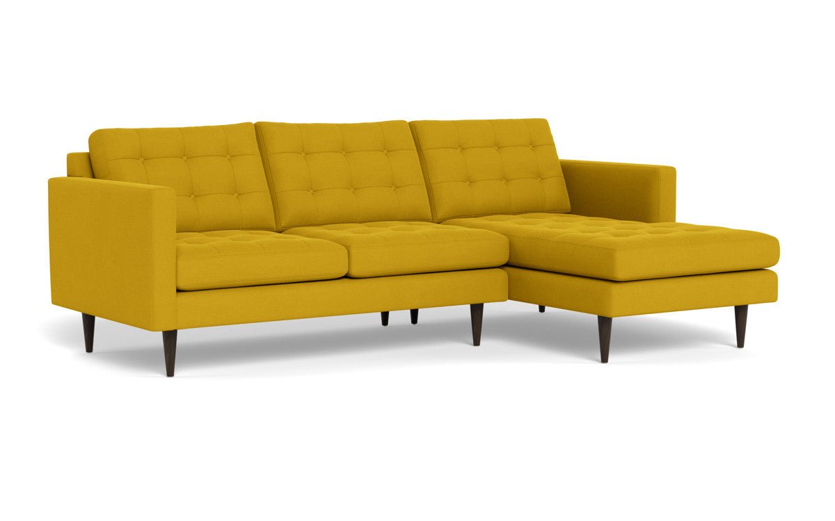 Wallace 98" Right Chaise Sectional - Sorrento Sunflower