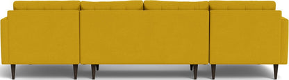 Wallace 126" Double Chaise U Sectional - Sorrento Sunflower