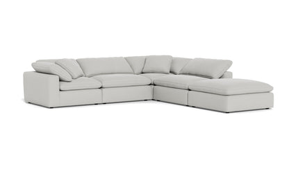 Fluffy 133.5" 4 Piece Sectional w/Otto - Dream Dove