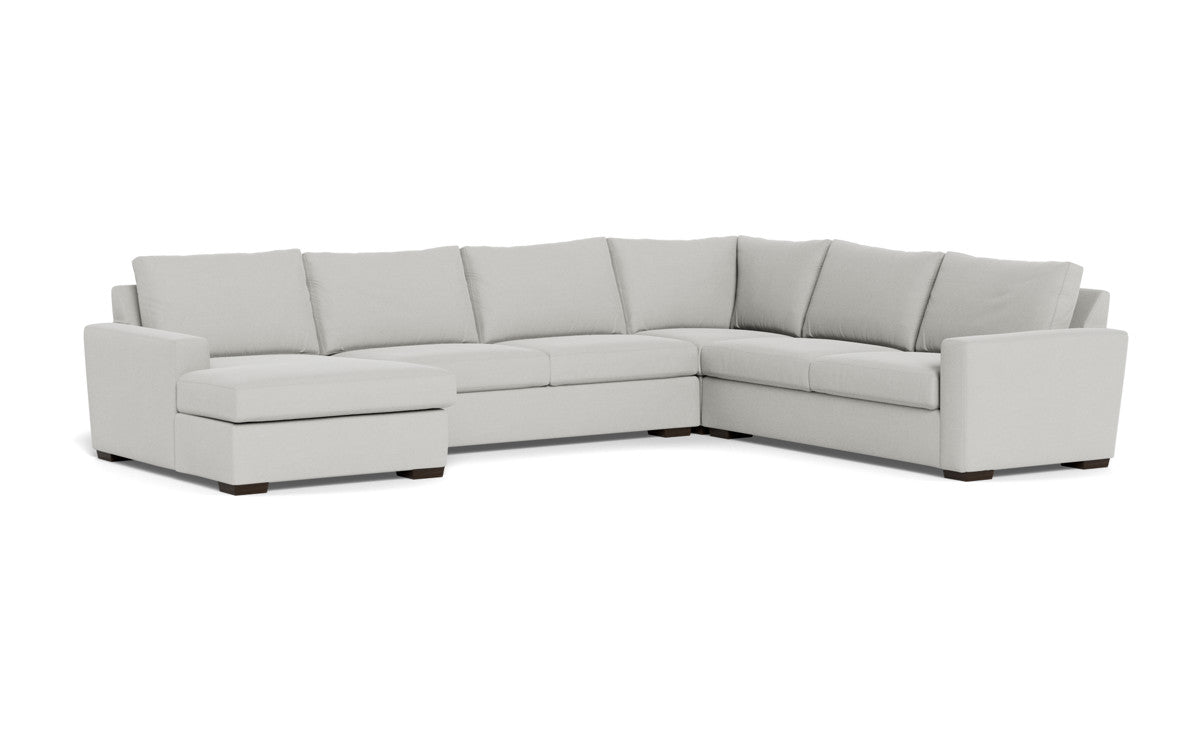 Mesa 156" Corner Sectionals w. Left Chaise - Dream Dove