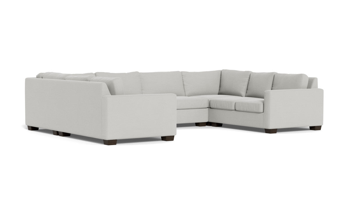 Track 141" Corner Sofa U Sectional - Dream Dove