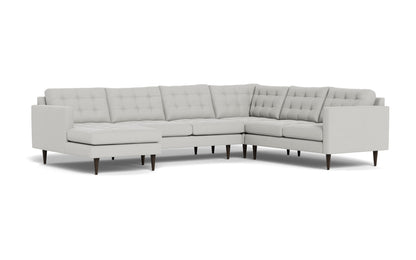Wallace 130" Corner Sectionals w. Left Chaise - Dream Dove