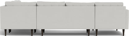 Wallace 130" Corner Sectionals w. Left Chaise - Dream Dove