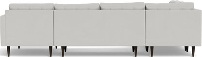 Wallace 130" Corner Sectionals w. Right Chaise - Dream Dove