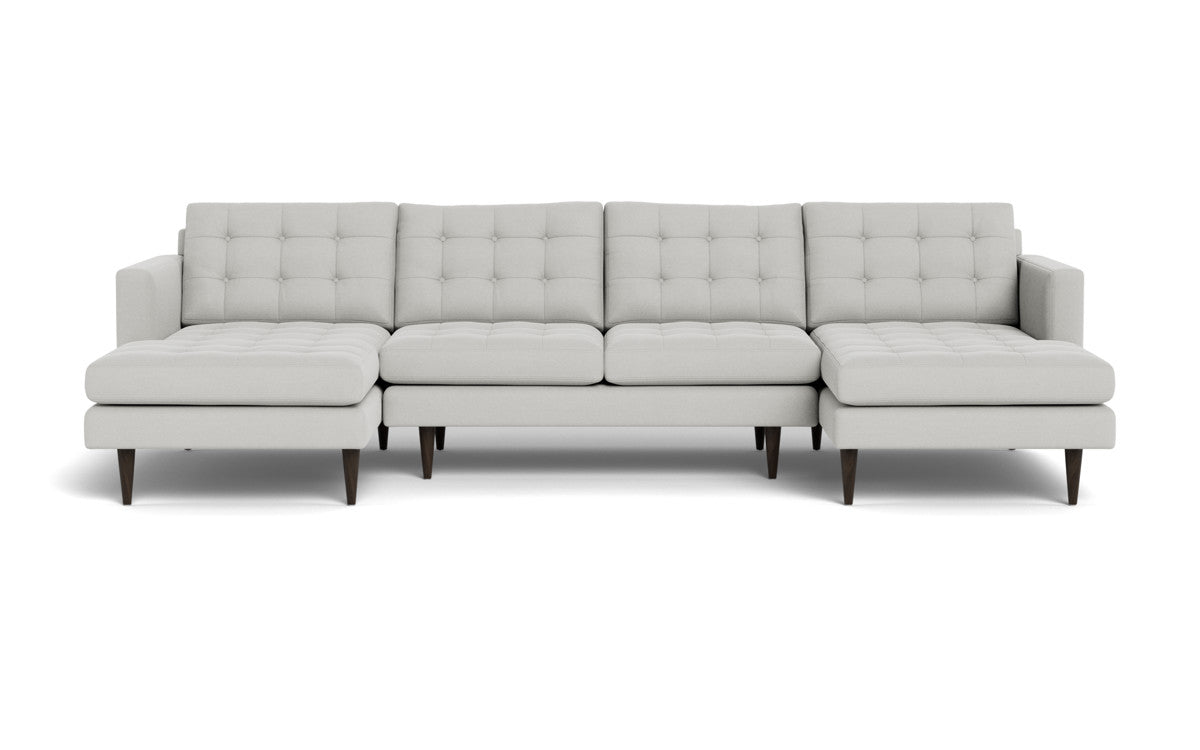 Wallace 126" Double Chaise U Sectional - Dream Dove