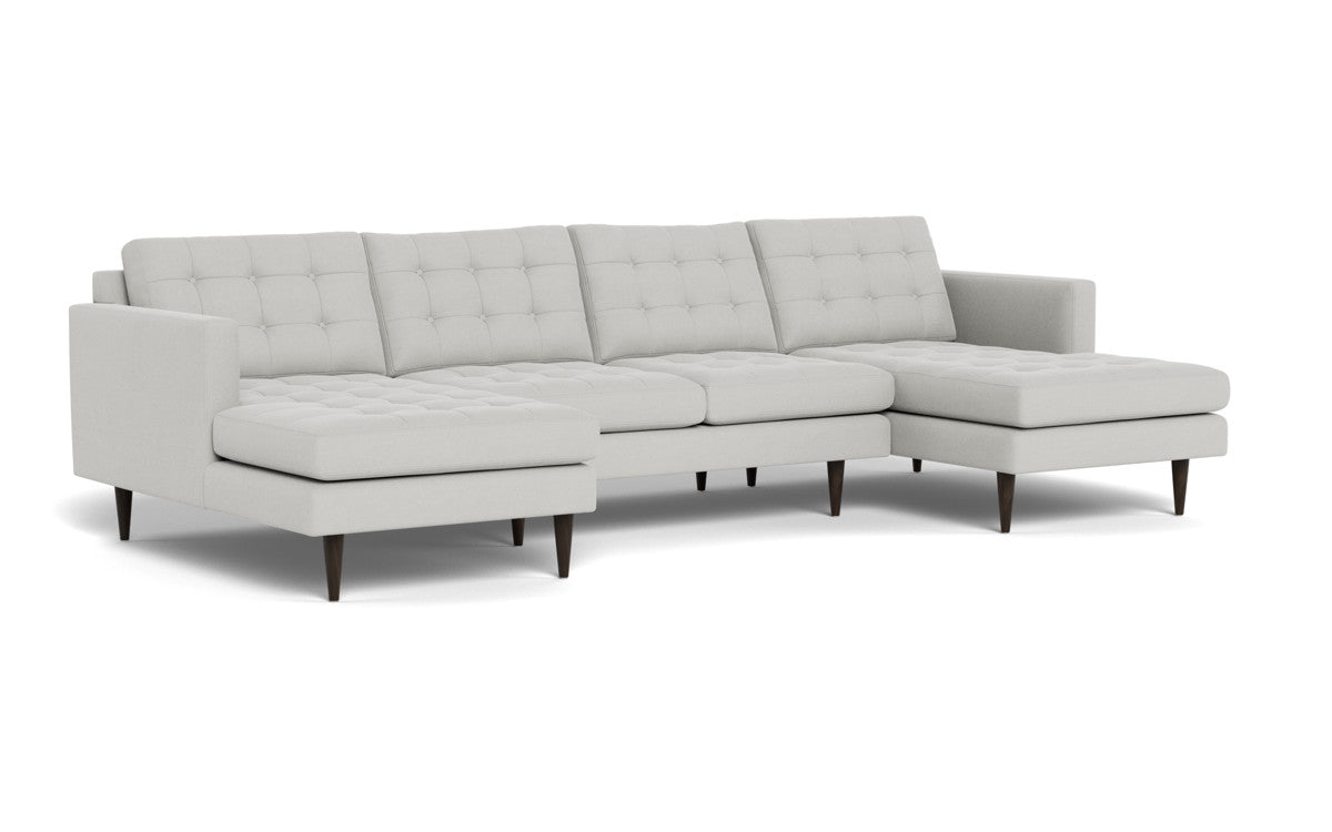 Wallace 126" Double Chaise U Sectional - Dream Dove