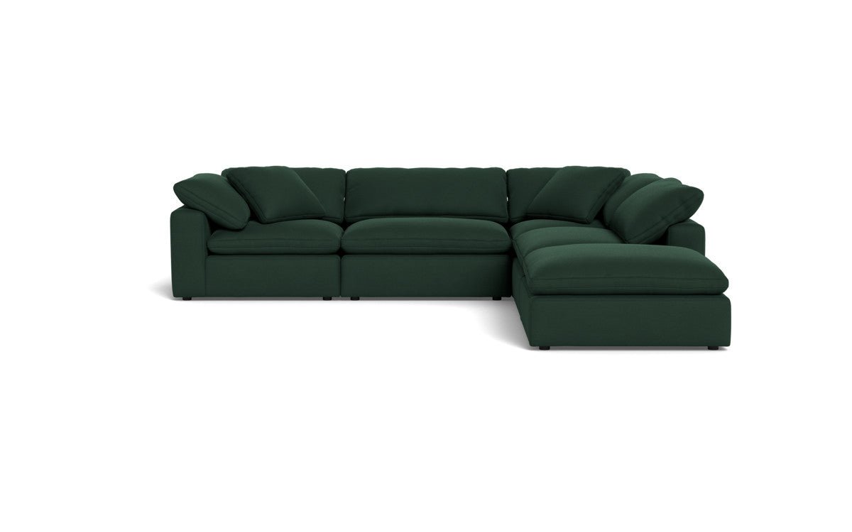 Fluffy 133.5" 4 Piece Sectional w/Otto - Dream Forest