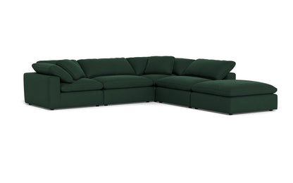Fluffy 133.5" 4 Piece Sectional w/Otto - Dream Forest