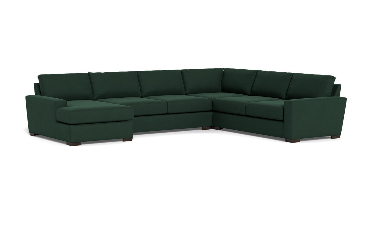 Mas Mesa 162" Deep Corner Sectionals w. Left Chaise - Dream Forest
