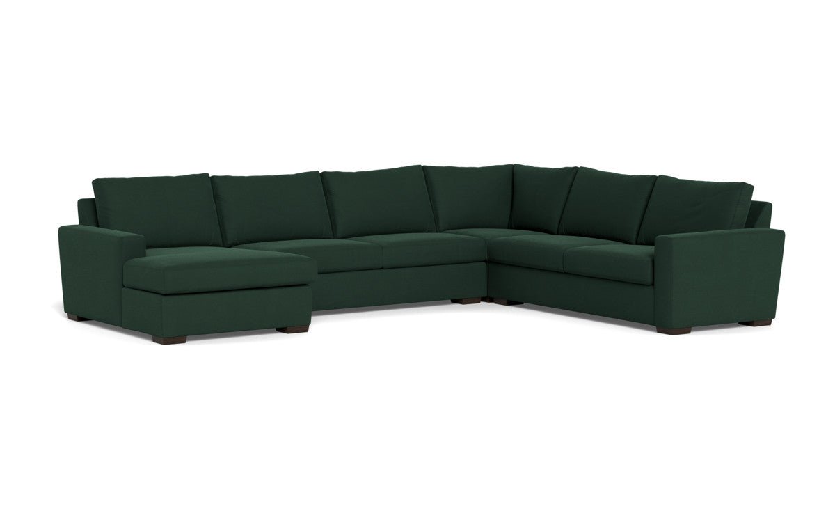 Mesa 156" Corner Sectionals w. Left Chaise - Dream Forest