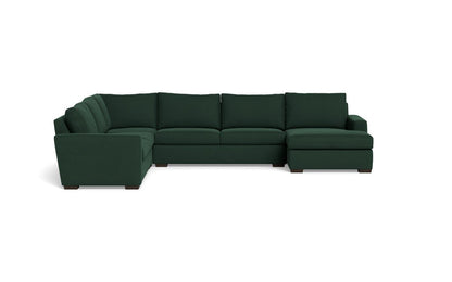 Mesa 156" Corner Sectionals w. Right Chaise - Dream Forest