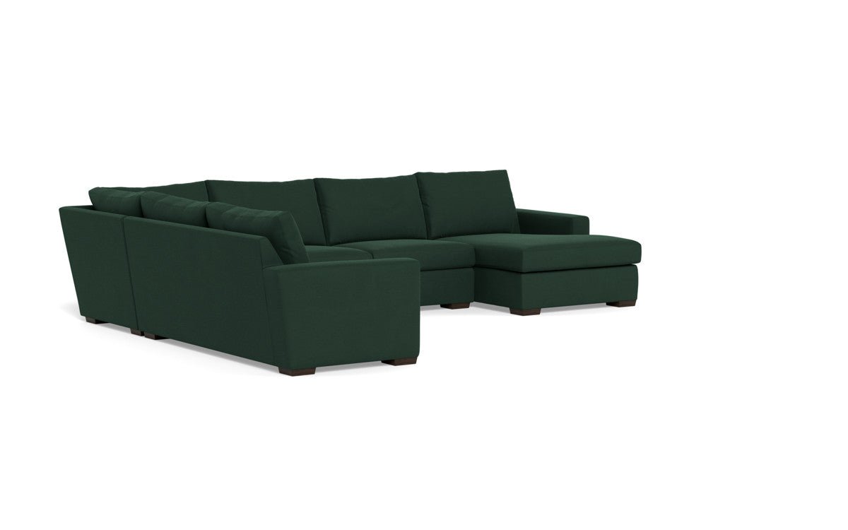 Mesa 156" Corner Sectionals w. Right Chaise - Dream Forest